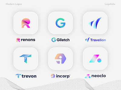 Modern Logos | App Icon | Logo trends 2022 | Branding v6