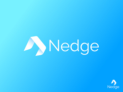 "nedge" Logo Design || Branding app logo brand identity branding icon illustration letter mark logo logo design logo-design minimal minimalist modern n letter monogram n letter mark n logo n monogram symbol
