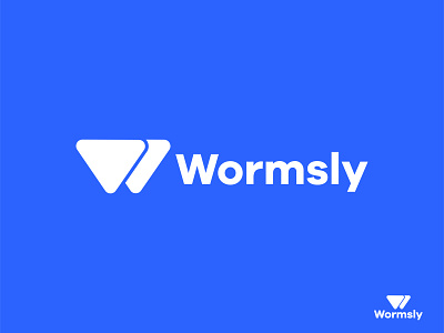 Wormsly- Logo Design Concept | Branding app icon app logo brand identity brand logo branding dribbble logos illustration lettering lettermark logo logo design minimalist mobile modern logos symbol typography w w letter w logo w monogram