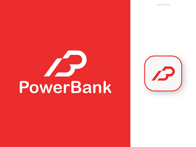 PowerBank- Logo Design Concept | Branding app icon app logo b banking brand identity branding graphic design illustration lettermark logo logo design minimalist mobile monogram online banking logo p pb letter pb lettermark pb monogram symbol