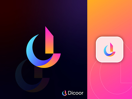 Dicoor-Logo Design | Letter D Logo | Branding by Masum Billah on Dribbble