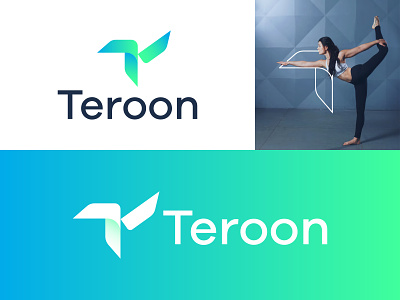 Teroon-Logo Design | Letter T Logo | Branding brand identity branding branding identity fitness gymnastics letter t logo logo logo design t letter logo t logo