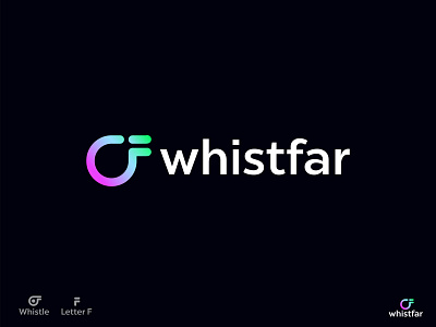 whistfar-Logo Design || branding brand identity branding branding identity illustration letter f logo lettermark logo logo design minimalist whistle