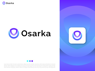 osarka-logo design || branding brand identity branding logo logo design logodesign minimalist security