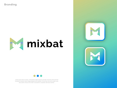 modern m bat logo design | branding app icon app logo bat logo brand identity brand logo branding designer graphic design icon illustration letter m logo logo logo design logo mark logotype minimal logo minimalist logo modern logo print symbol