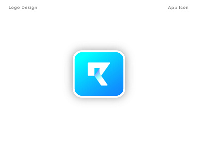 app-icon | modern-r-letter-logo-design | branding