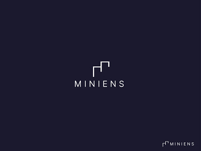 Real Estate | Minimal M Letter Logo Design | Branding