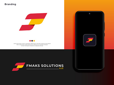 Logo Design for FMAK5 Solutions, LLC | BRANDING app icon app logo brand identity brand logo branding branding design branding identity fmak5 logo graphic design icon illustration letter f logo logo logo design logodesign logomark logos minimal minimalist typography