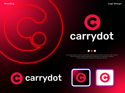 carrydot | letter-c-dot-logo-design | branding