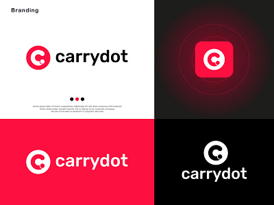 carrydot | letter-c-logo | dot-logo | logo-design || branding