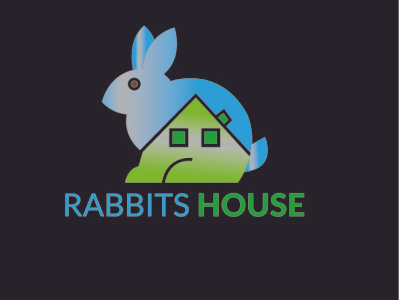 RABBITS HOUSE FIVERR GIG DEMO 01 branding creative graphic design illustration logo minimal