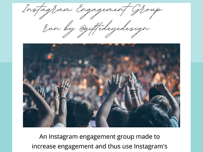 Instagram Engagement Group Instagram Post design dribble graphic design graphicdesign illustration minimal
