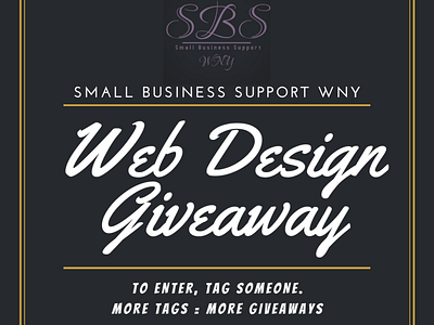 Website Design Giveaway Poster