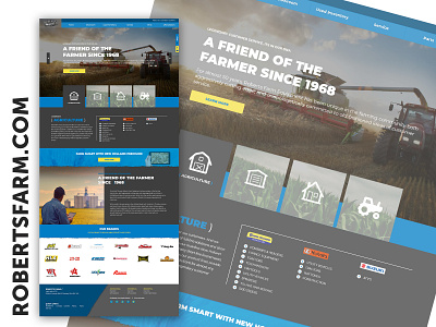 Robertsfarm.com | Since 1968 html 5 html css photoshop web design webdesign wordpress