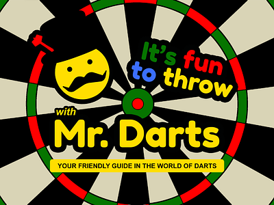 Mr. Darts - your friendly guide in the world of Darts branding darts games ui ux web