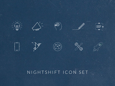 Night Shift Icon Set