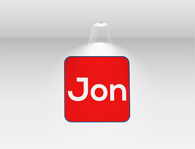 jon logo branding design flat graphic design illustration illustrator logo luxury design minimal typography