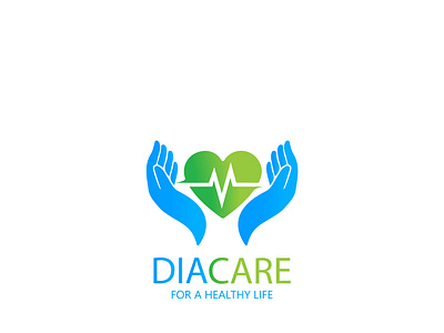 Diacare Logo brand identity branding design graphic design health helthcarelogo illustration logo luxury design minimal tshirtdesign
