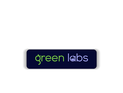 Green Labs minimalist modern wordmark Eco logo design 2d branding eco graphic design green house logo illustration lab logo labs logo minimal typography