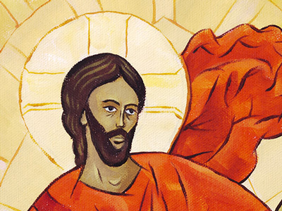 Christ is Risen! Truly Risen! christ christianity easter icon painting