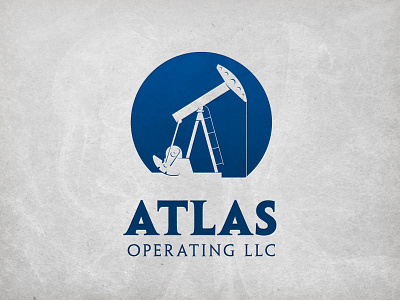 Atlas Operating LLC exploration logo oil rig