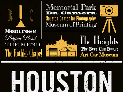 Chalkposters Houston chalk houston illustrator poster