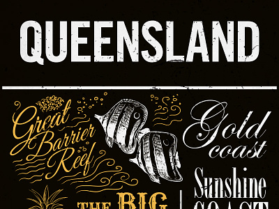 Chalkposters Queensland chalk illustrator poster queensland