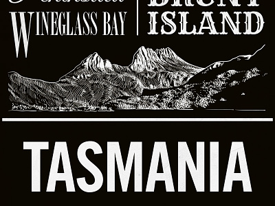 Chalkposters Tasmania chalk illustrator poster tasmania