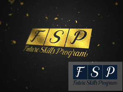 FSP Presentation logo app branding design flat icon illustration logo typography ui ux