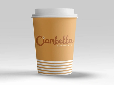 Ciambella Coffee Cup bakery bakerylogo cafe logo coffee cup logo logodesigns packaging