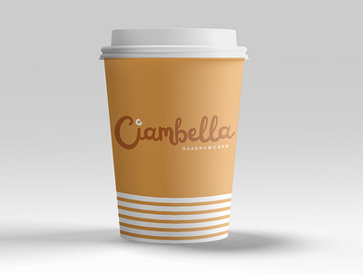 Ciambella Coffee Cup bakery bakerylogo cafe logo coffee cup logo logodesigns packaging
