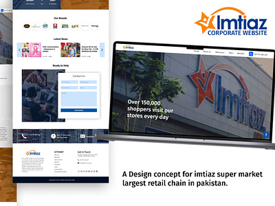 Imtiaz Corporate Site Concept