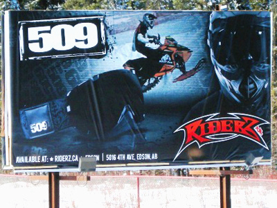 509 Billboard 509 billboard snowmobile