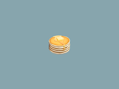 Pancake Menu design emoji food icon design pancakes