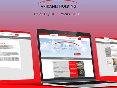 • Arıkanlı Holding UI/UX app design ui ux web website