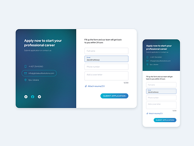 Pop-up - Job Apply apply figma job popup ui ux