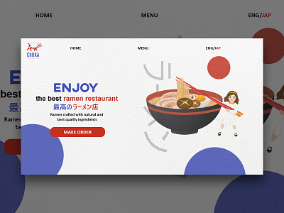 Chuka Ramen Bar app branding design graphic design illustration ramen ui ux vector web website