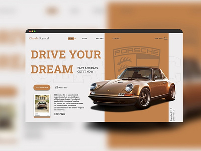 Classic Rental Web Design
