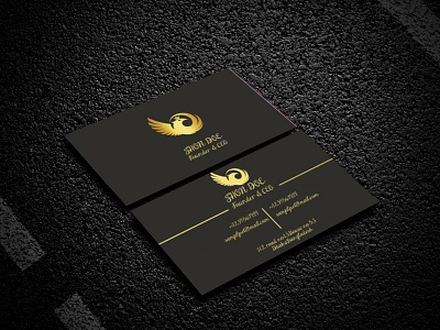 Luxury Business Card black businesscard customcard golden luxury thekonakhatun visit card visitingcard