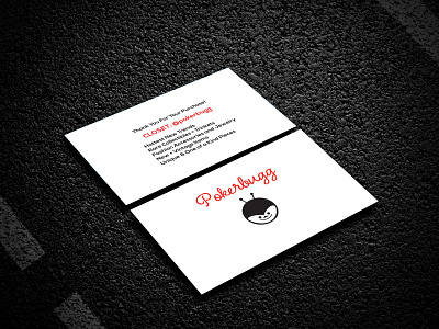 Business card design appointment awesome black businesscard businesscards card custom card logo red thekonakhatun visitingcard white wow