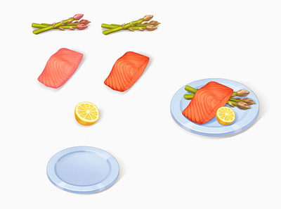 Healthy Dish icon art food game ui icon illustration mobile mobile game ui