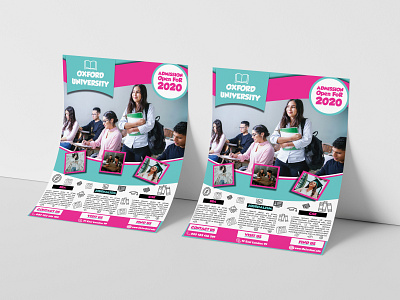 University Admission Flyer DESIGN admission flyer branding flyer marketing