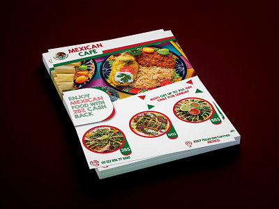Mexican Food Marketing Flyer food flyer
