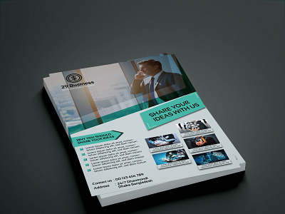 Business Flyer Design a4 size flyer branding business business card business flyer flyer flyer design flyer template marketing
