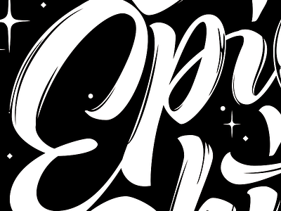 Detail ! black and white branding calligraphy design hand drawn type handlettering illustrator lettering logo design type typography