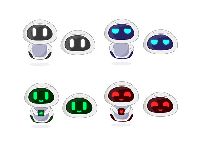 Cute robot design graphic design illustration vector