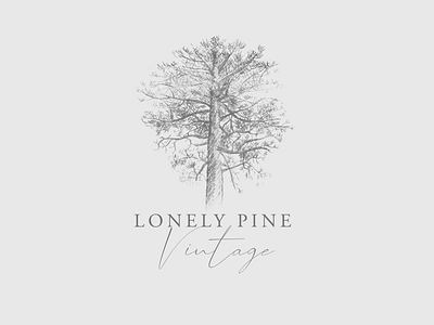 Lonely Pine Vintage Logo