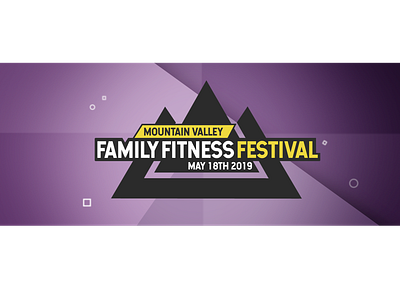 Family Fitness Festival branding design header design logo typography ux web