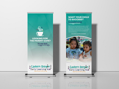 Eastern Oregon Early Learning Hub Banners banners branding design graphic design illustration print design typography