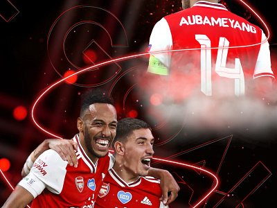 Aubameyang arsenal aubameyang cup design final football gimp graphic league london mobile north perspective photography photoshop red